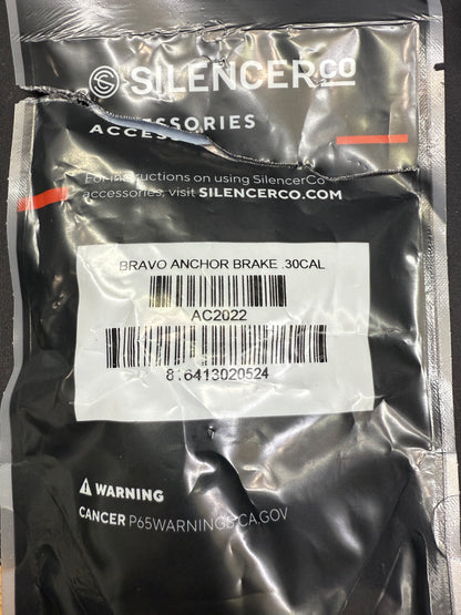 Suppressor Brake for Bravo threads on a SilencerCo suppressor